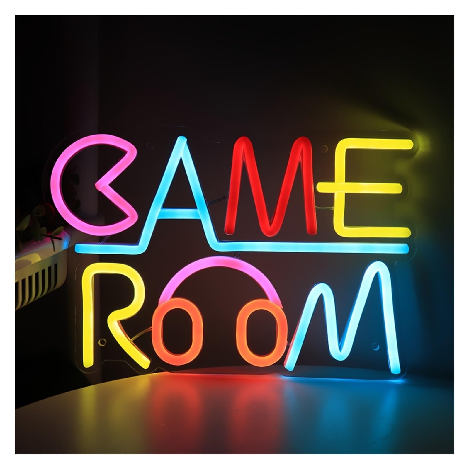 Luce al neon Insegna al neon per sala giochi per regali per feste Gamer Zone Luci per decorazioni da parete per camera letto