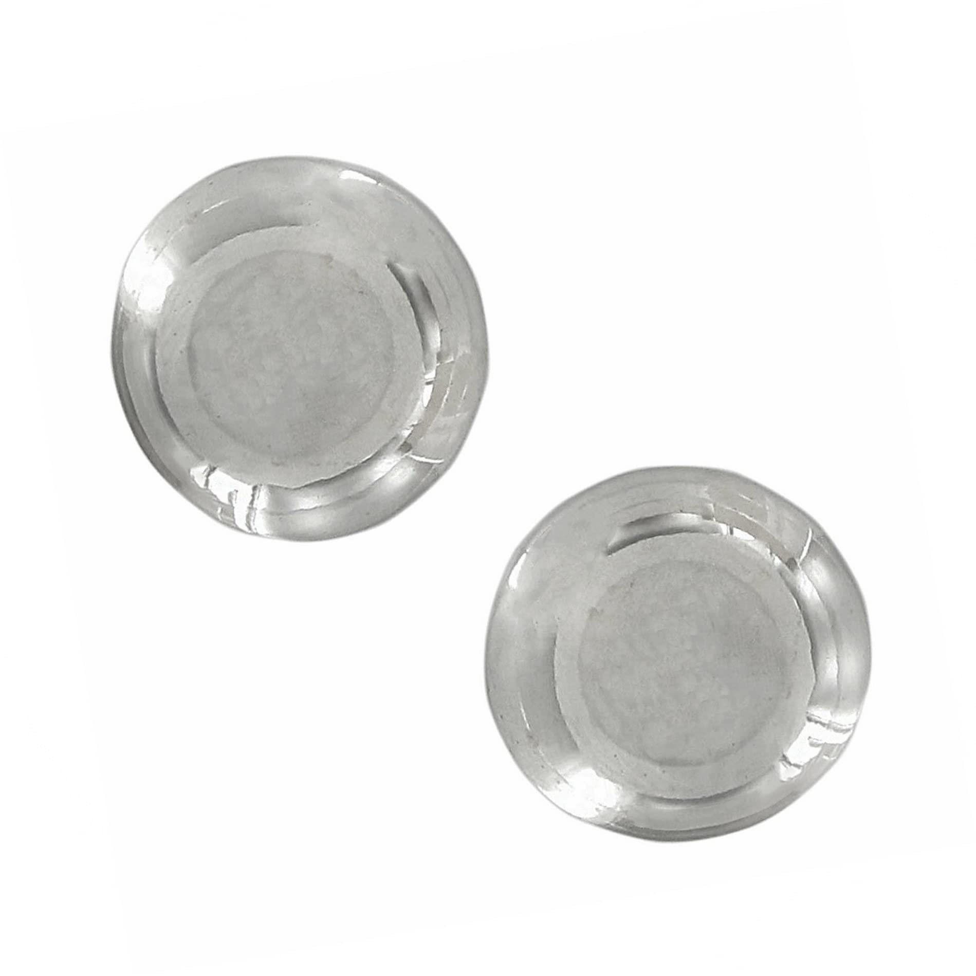 New Eisenberg Ice Magnetic Clip On Earrings Silver Tone 10mm Ball Marble Button Lightweight, Comfortable, Durable and Shine, Perfect for Gifts and Special Occasions JE4234WE