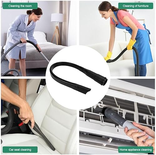 Flexibele Fugendüse, Staubsauger Zubehör, 65cm Universal Staubsauger Fugendüse, Staubsauger Aufsatz, Lange Flachdüse Verlängerung mit 35/32mm Anschluss, für alle Miele Bosch Staubsauger Zubehör