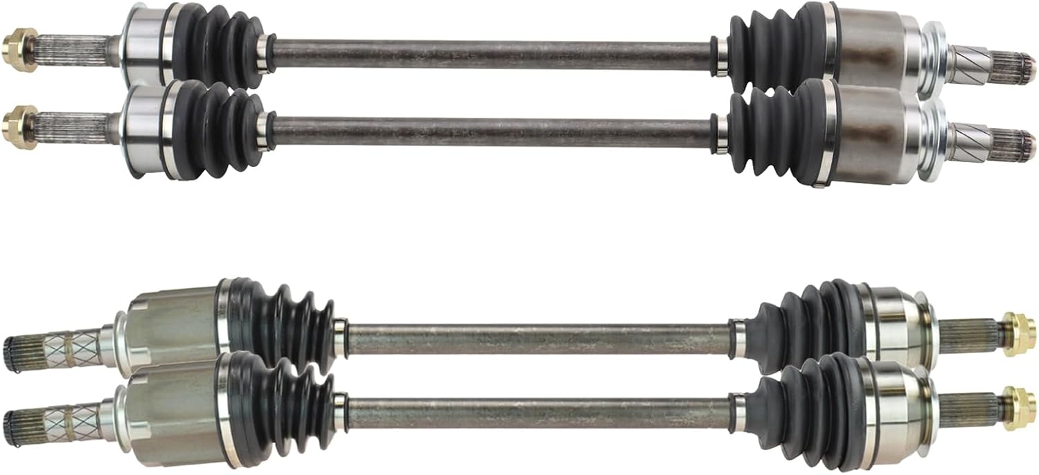 TRQ CV Axle Shaft Assembly Set Front & Rear Compatible with 2005-2009 Subaru Legacy Outback