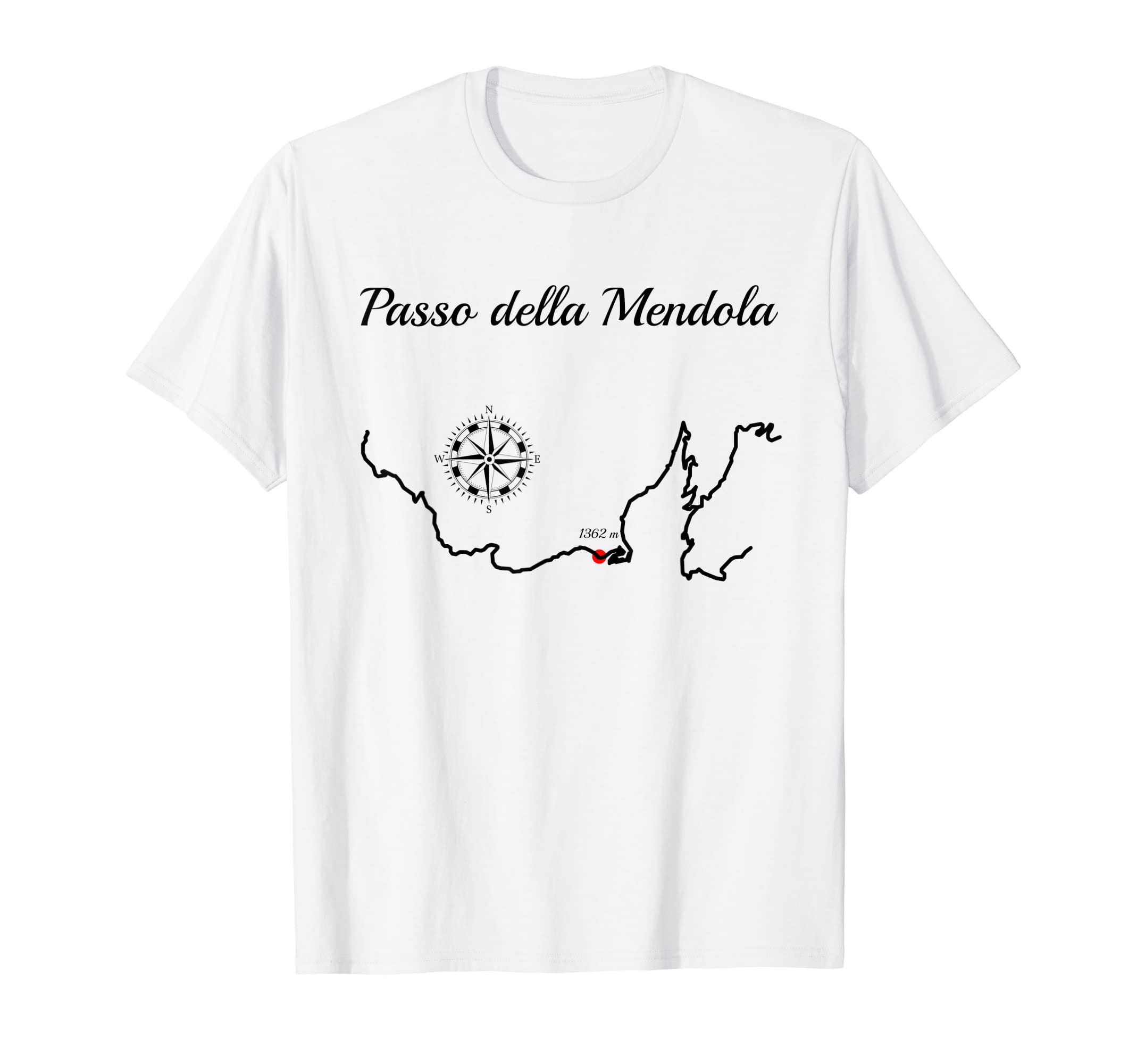 Passo della Mendola Serpentines Cycling Design T-Shirt