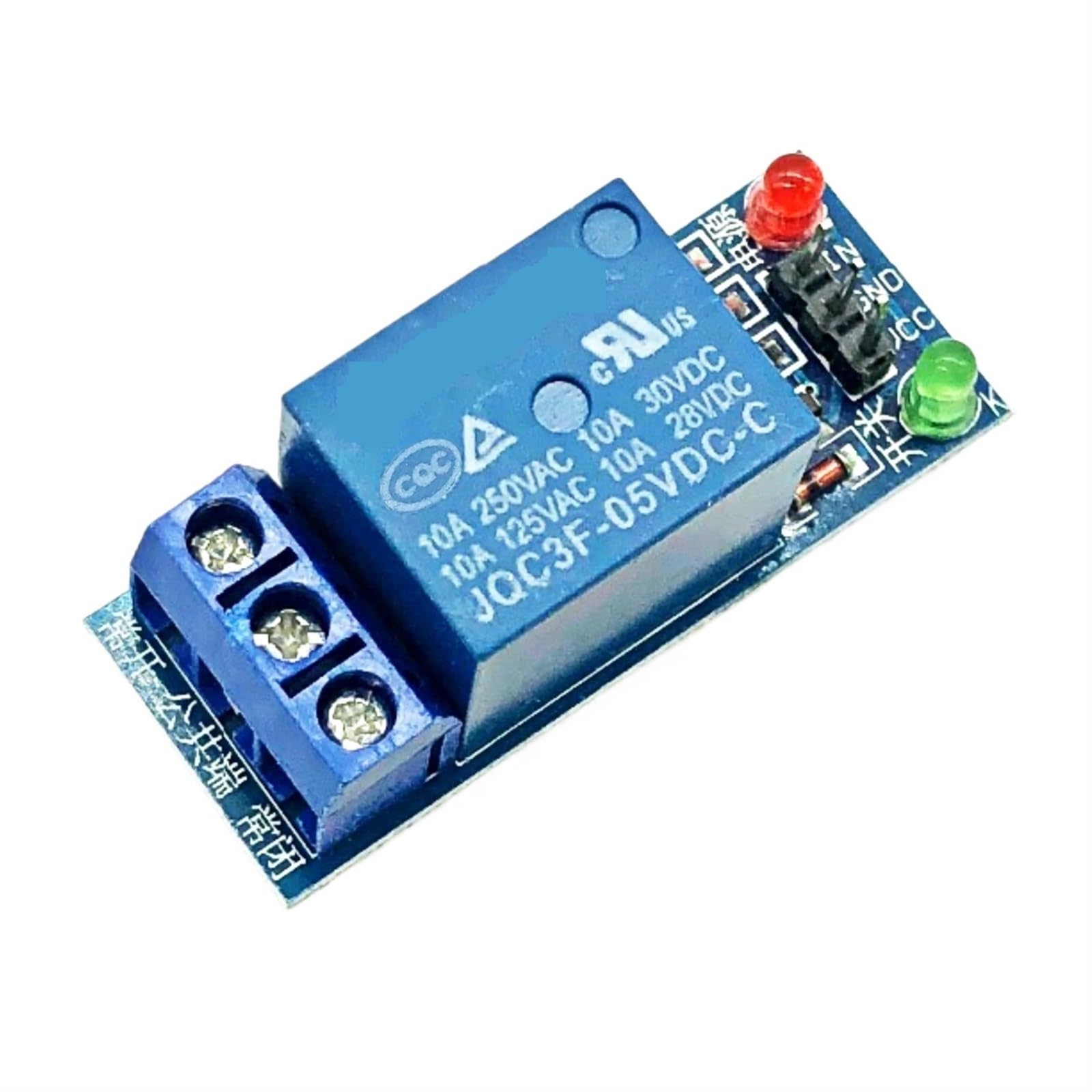 Module relais 12V un canal déclencheur bas niveau pour kit DIY