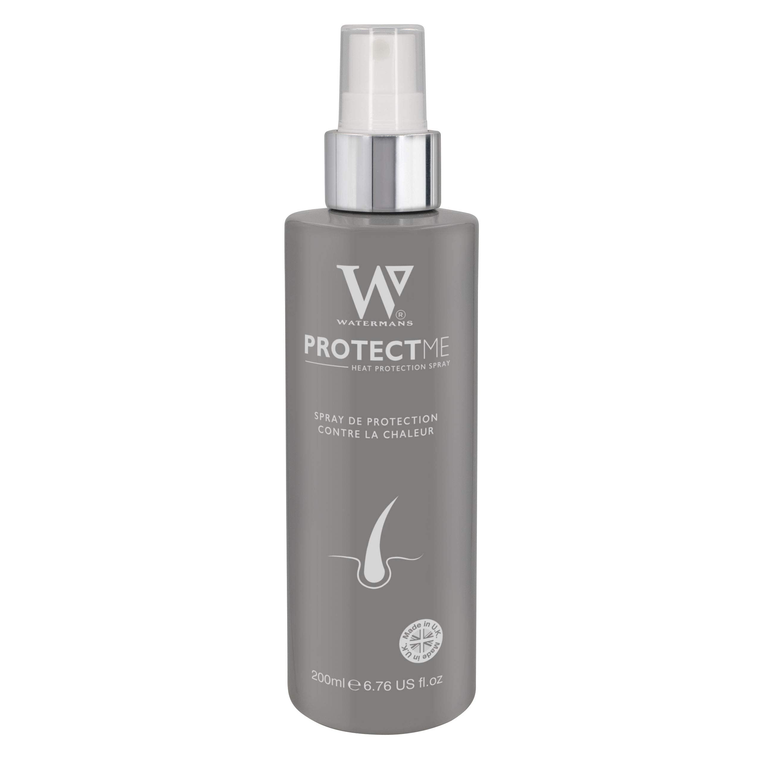 Watermans Protect Me Professional Heat & Colour Protection Spray, Leave In Conditioner, Vegan Hair Treatment For Shine & Frizz Control (200ml), All Hair Types