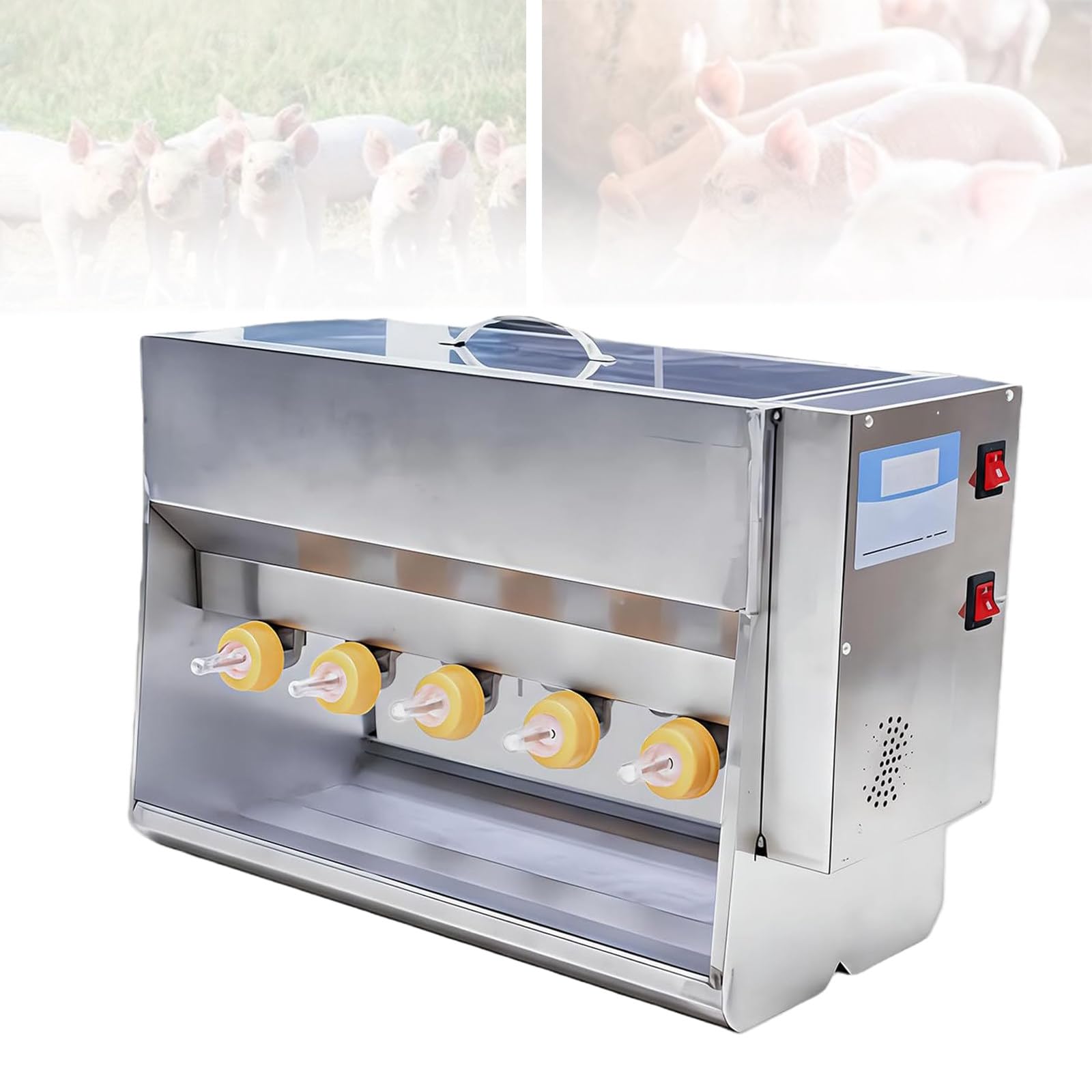Allaitement automatique pour porcelets en acier inoxydable premium avec tétines ergonomiques