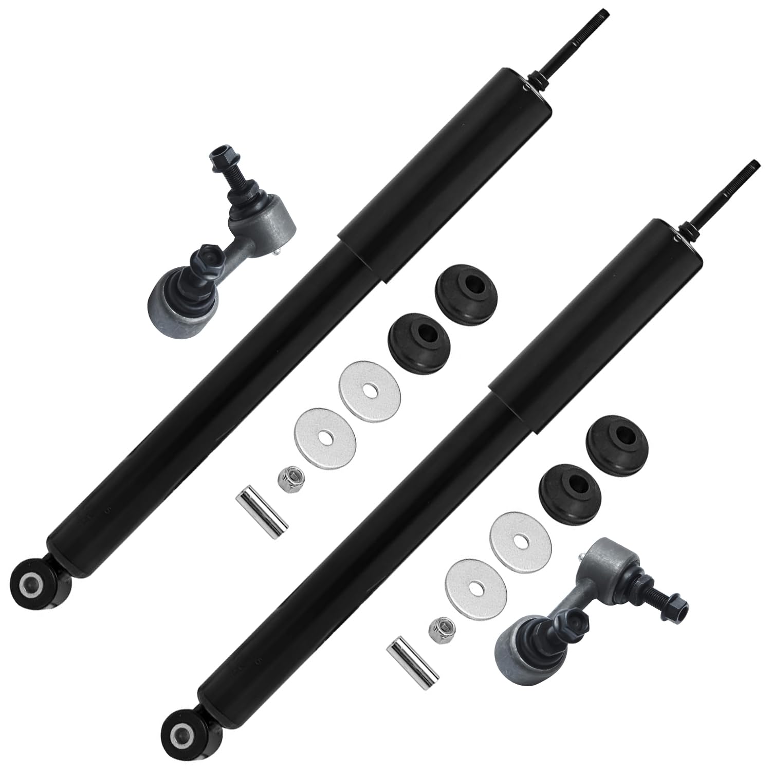 Detroit Axle - Rear 4pc Shock Absorbers Kit for 2012-2015 Honda Civic