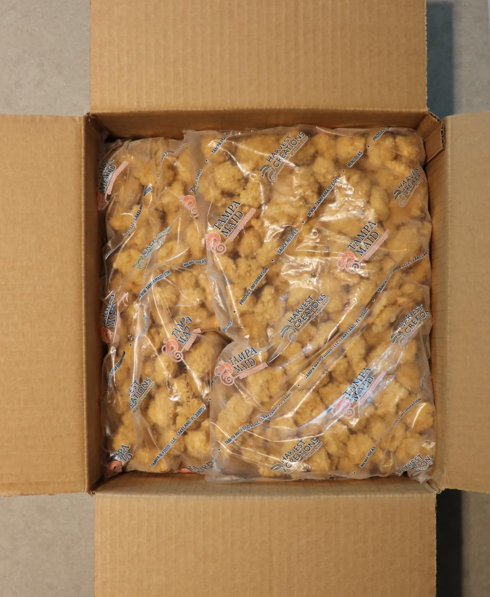Tampa Maid Diptn Dusted Breaded Shrimp Tender, 3 Pound -- 4 per case.