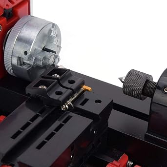 Mini Mtetal Lathe, Mini Motorized Lathe Machine DIY Power Tool, 20000rpm 24W Z20002 US Plug 100-240V