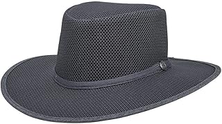 American Hat Makers Cabana Outdoor Mesh UPF Sun Hat Steel