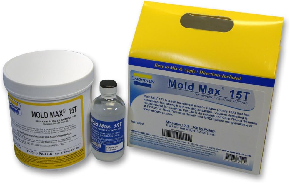 Mold Max 15T - Translucent Condensation Cure Silicone Rubber Compound - Pint Unit