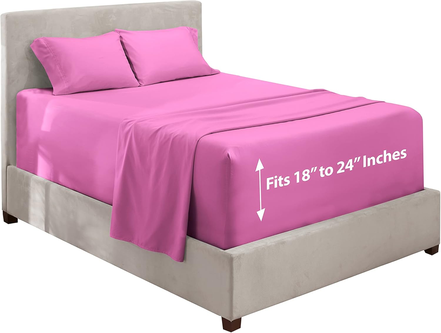 Hearth & Harbor Extra Deep Pocket King Sheets 4 Piece