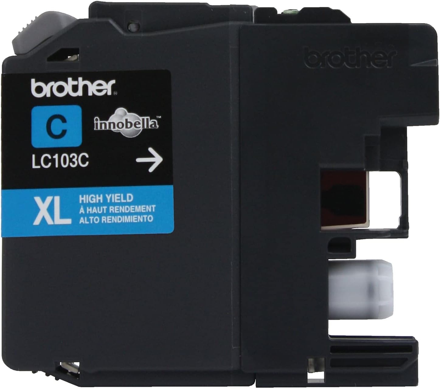 Brother LC-103C DCP-J132 J152 J171 J4110 J552 J752 MFC-J245 J285 J4310 J4410 J450 J4510 J870 J875 Ink Cartridge (Cyan) in Retail Packaging