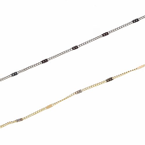 SATRA TRADERS Iron Chain (Indian Plating) | Size 2mm | 100grm | (CH-2) | Gold