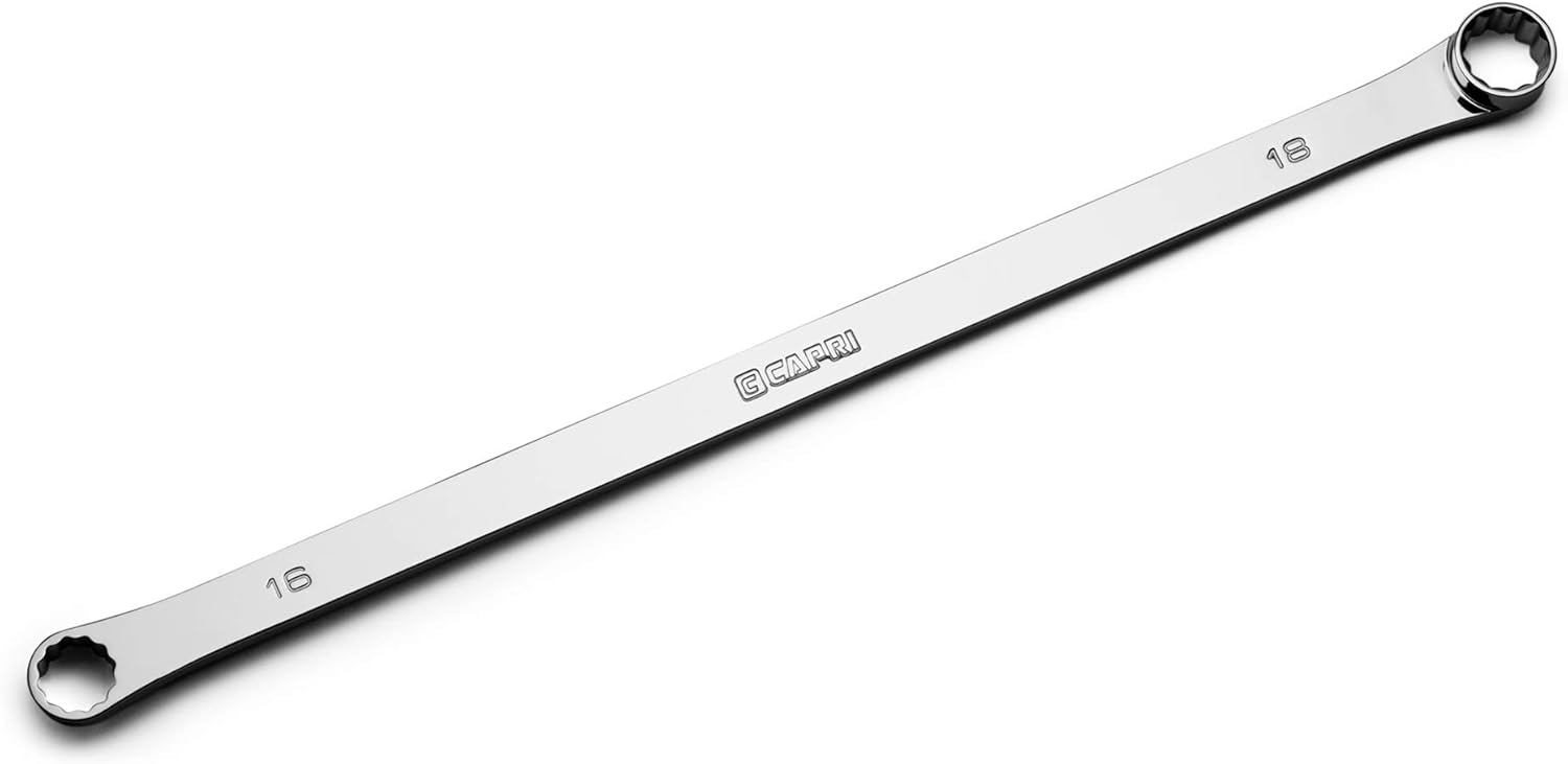 Capri Tools 0 Degree Offset Extra Long Box End Wrench, Metric (8 x 10 mm), CP11800-0810