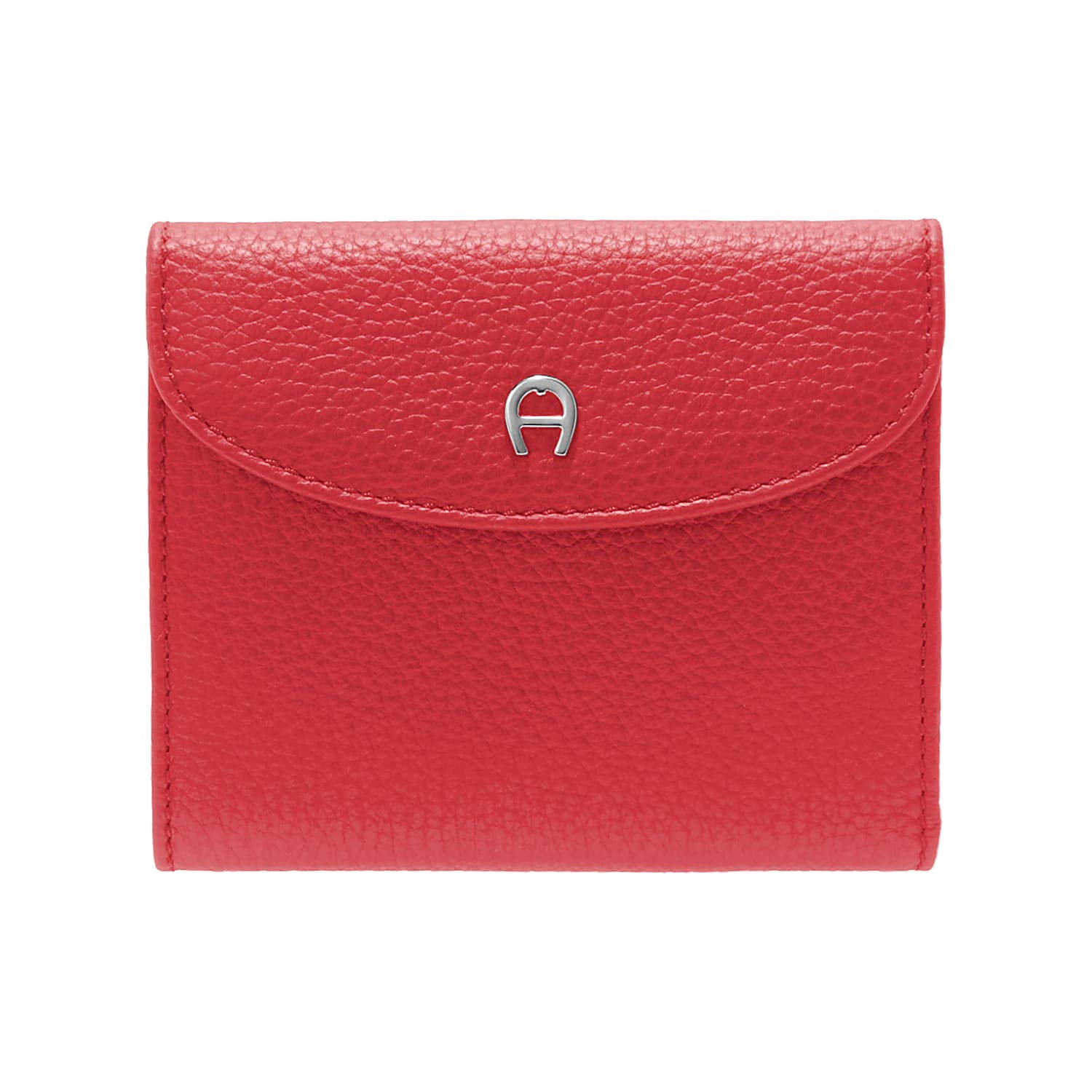Aigner quadratische Geldbörse Portemonnaie Portmonee - 12x10x2cm (B x H x T) (Burnt red)