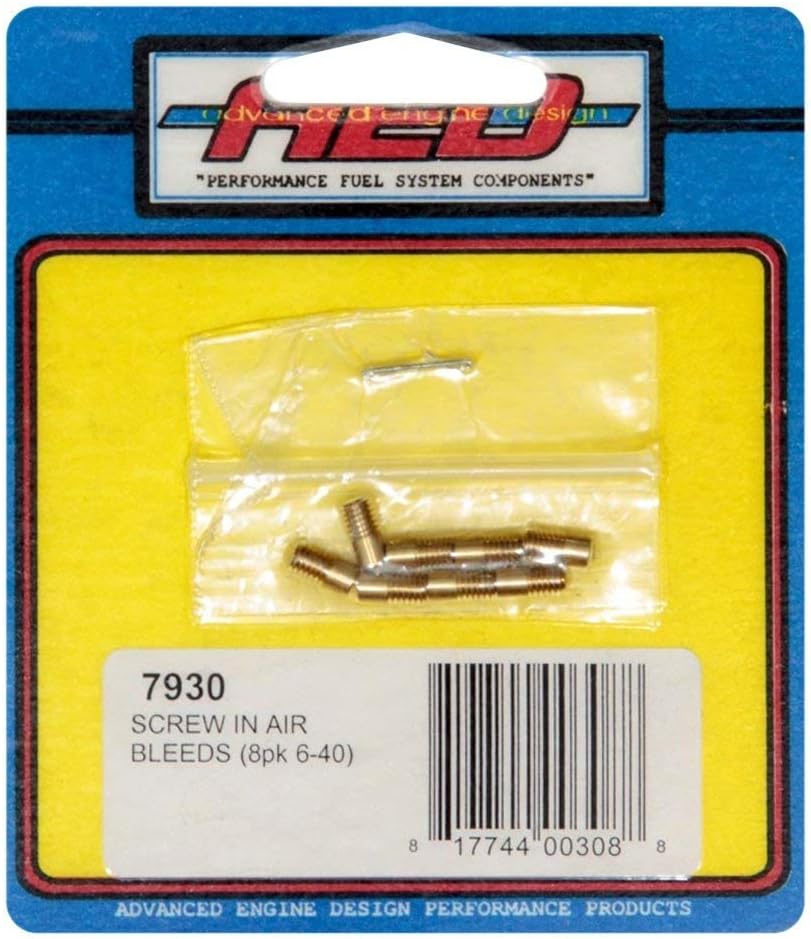 AED 7930 Screwin Air Bleeds, (Pack of 8) Automotive