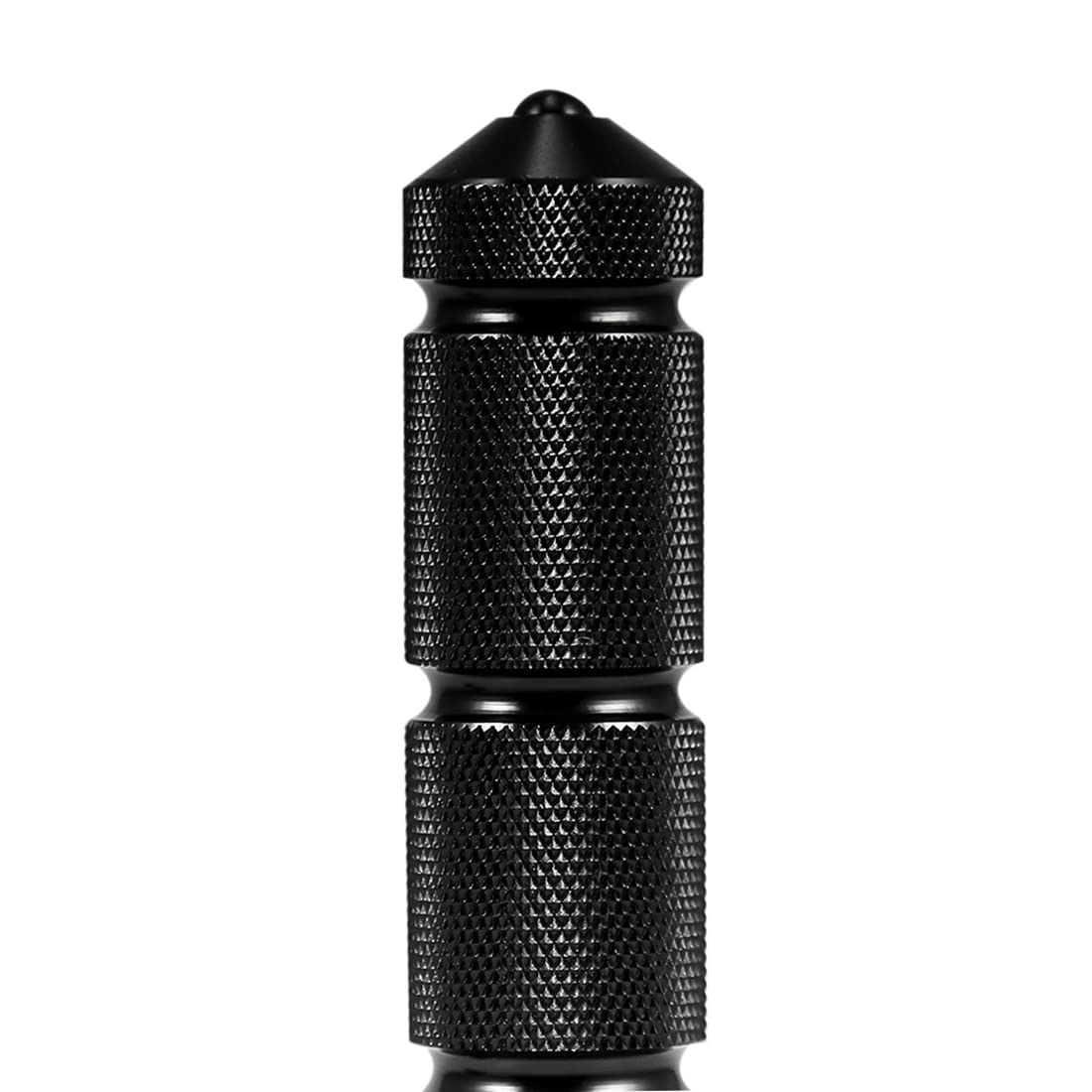 Cale Pied Moto Repose-Pieds Pliants Aluminium CNC 8mm - Noir - Universel