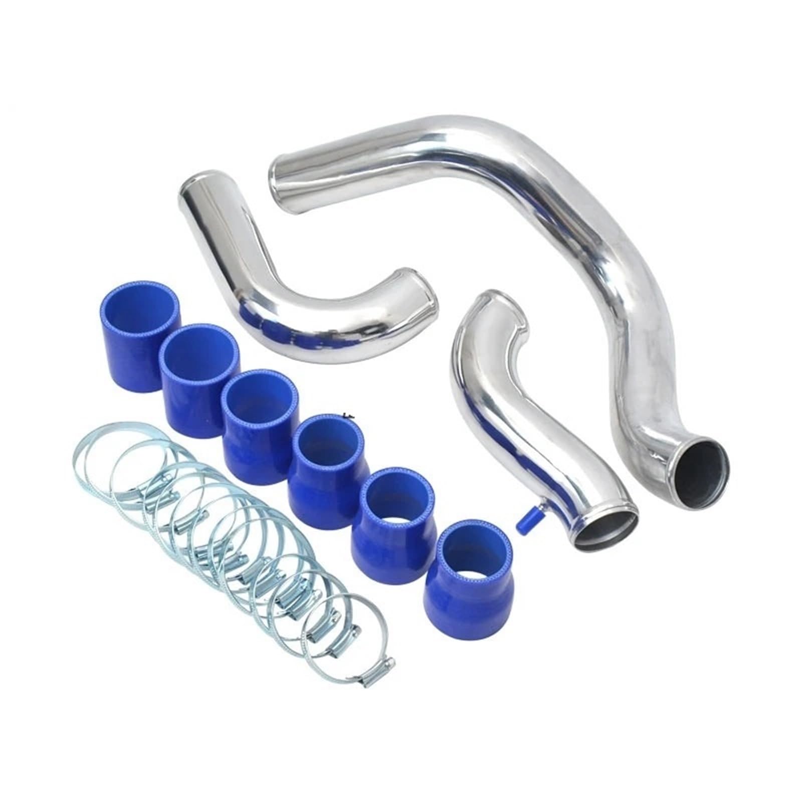 Noauqwtv Silver For Navara D40 2.5L Yd25ddti 2005-2014 Intercooler Piping Kit Turbo Intercooler Kit
