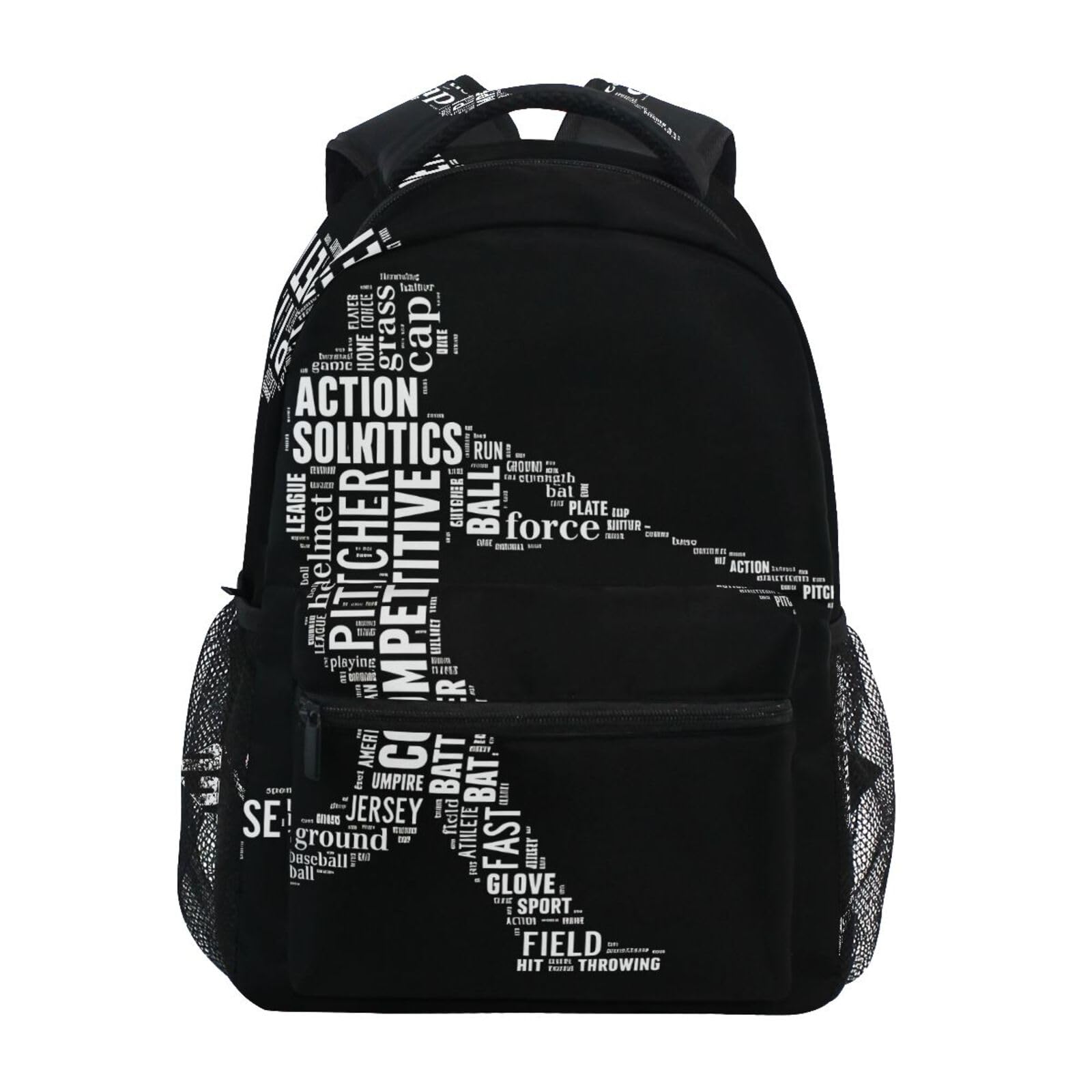 SUABO Baseball Batter Backpack for School Student Laptop iPad Tablet Travel School Bag for Boys Daypack