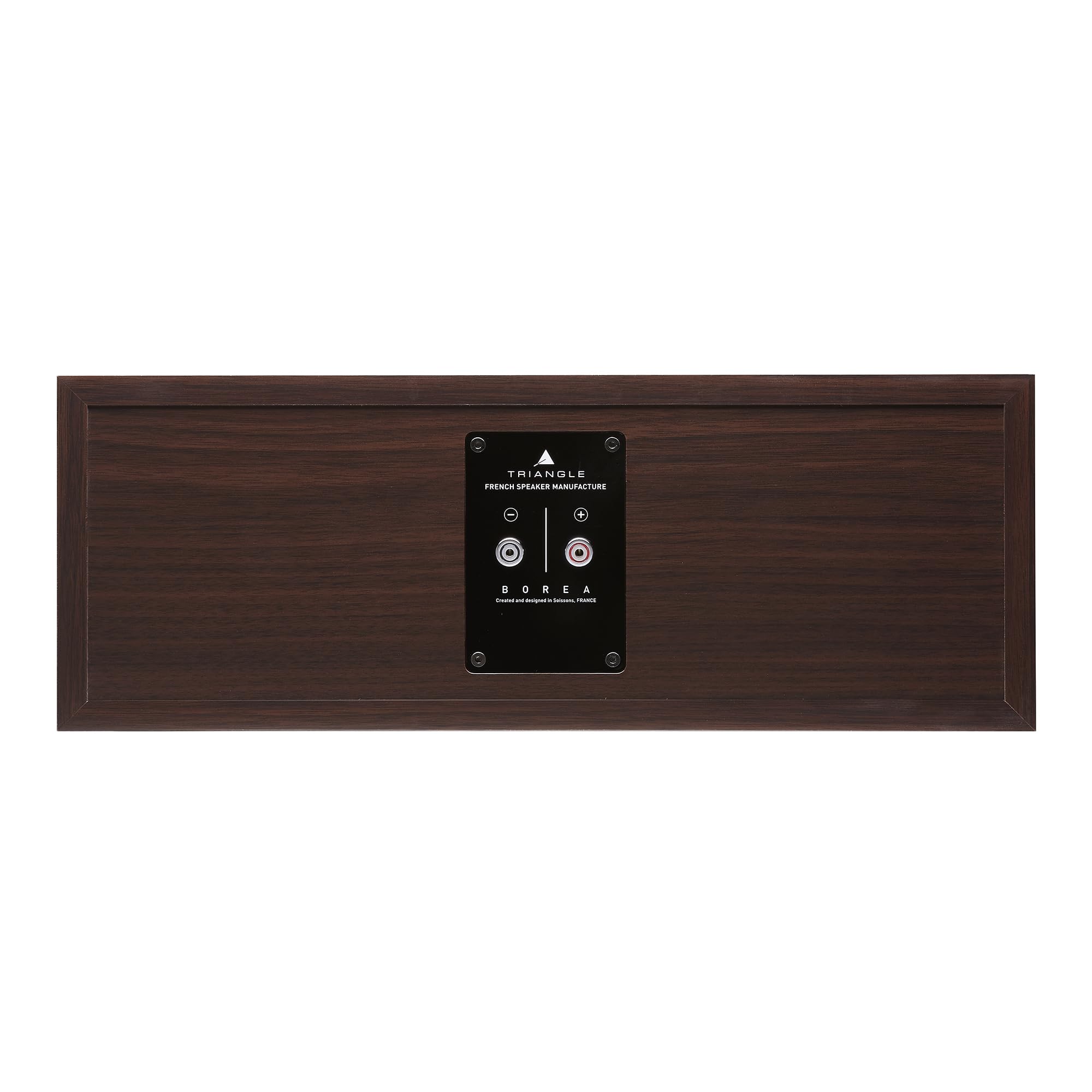 TRIANGLE - BOREA BRC2 Home Cinema Center-Lautsprecher - 2-Wege - Belastbarkeit 120W - Wirkungsgrad 91 DB/W/m - Bassreflex - 580 x 200 x 260 mm - Walnuss (Stück)