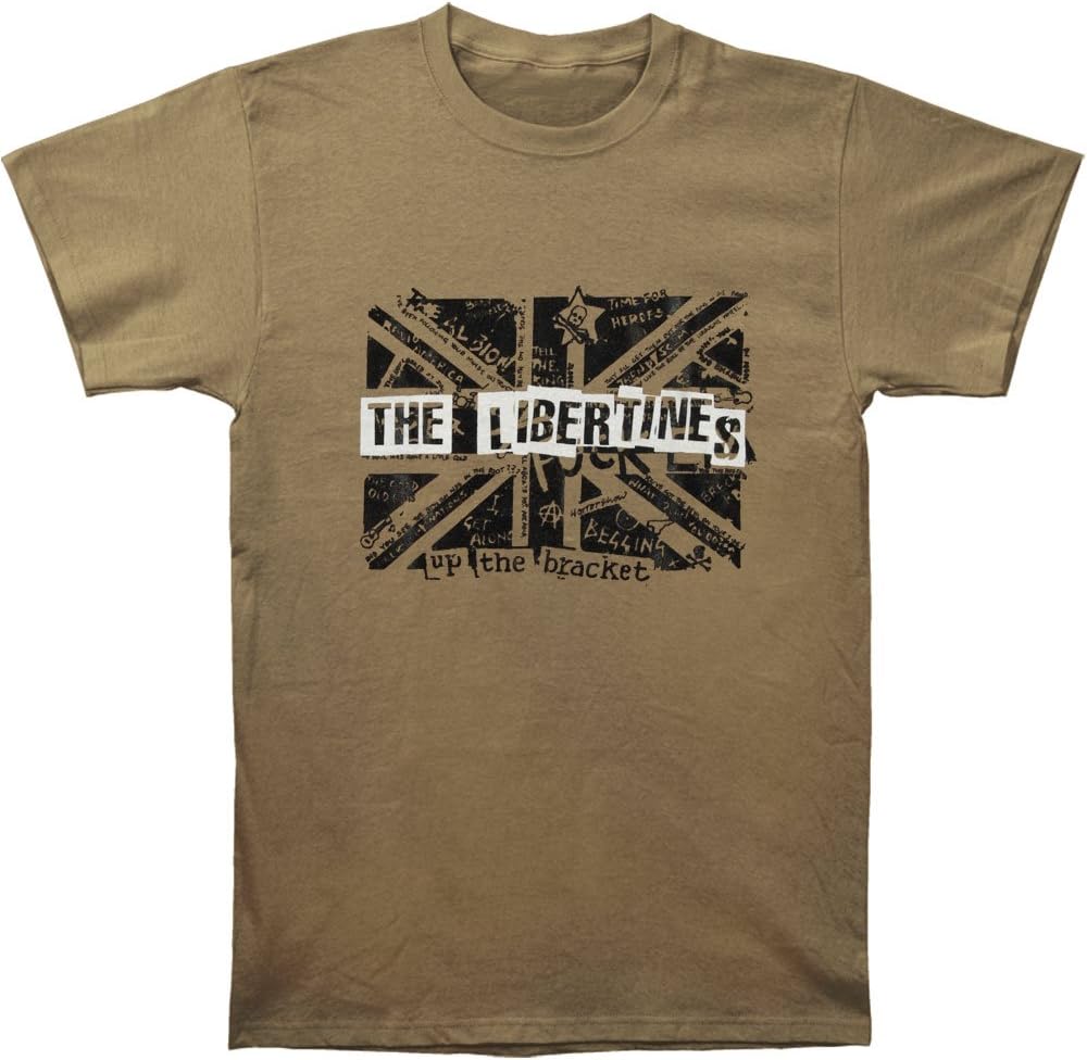 Libertines Men's Black Logo T-Shirt Grey