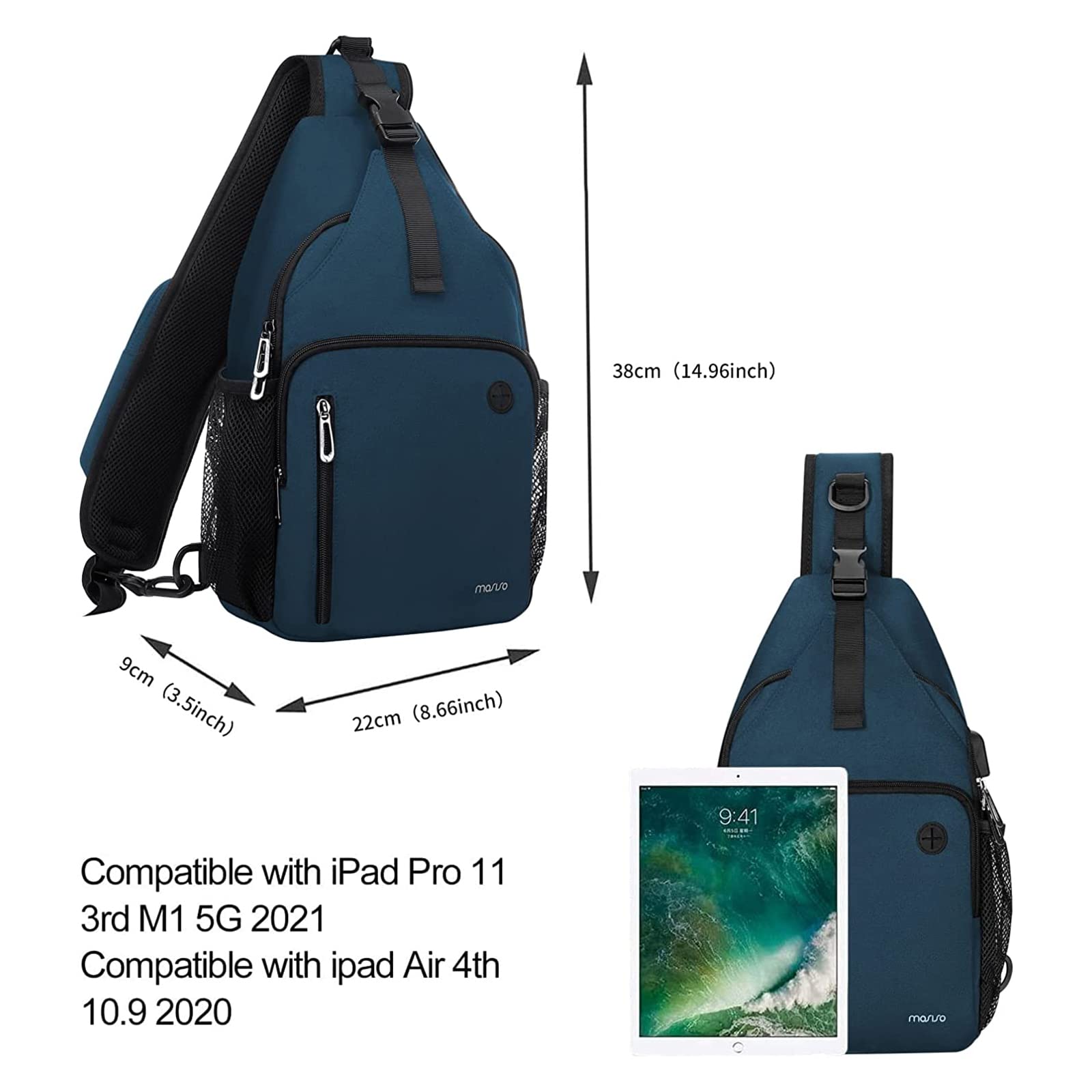 MOSISO Sling Backpack Bag - Image 3