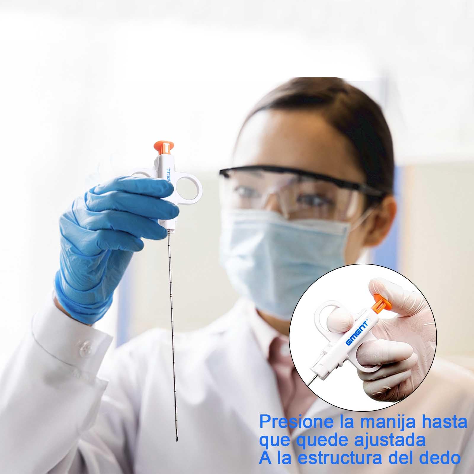 Aguja de Biopsia para Salud Animal,Agujas Veterinarias Desechables para Muestreo,Diseñadas para Mascotas,Ganado y Fauna Salvaje,Herramienta Veterinaria de Confianza. (2 Unidades, 16G/15CM)