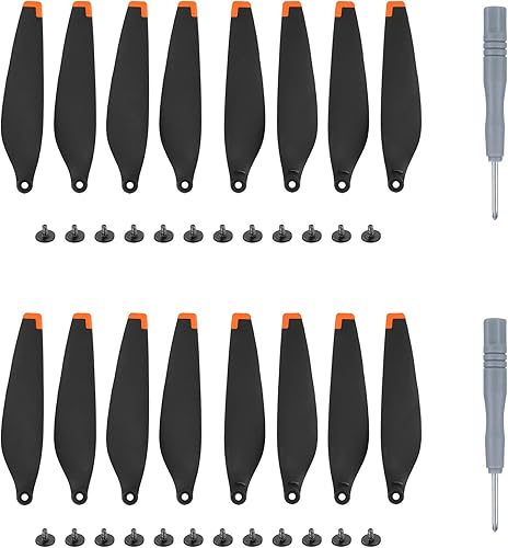Miniatura 1 de XINANEE - Hélices para DJI Mini 3 Pro Dron, accesorios ligeros de bajo ruido, silenciosos, con tornillos y destornilladores cuchillas (borde