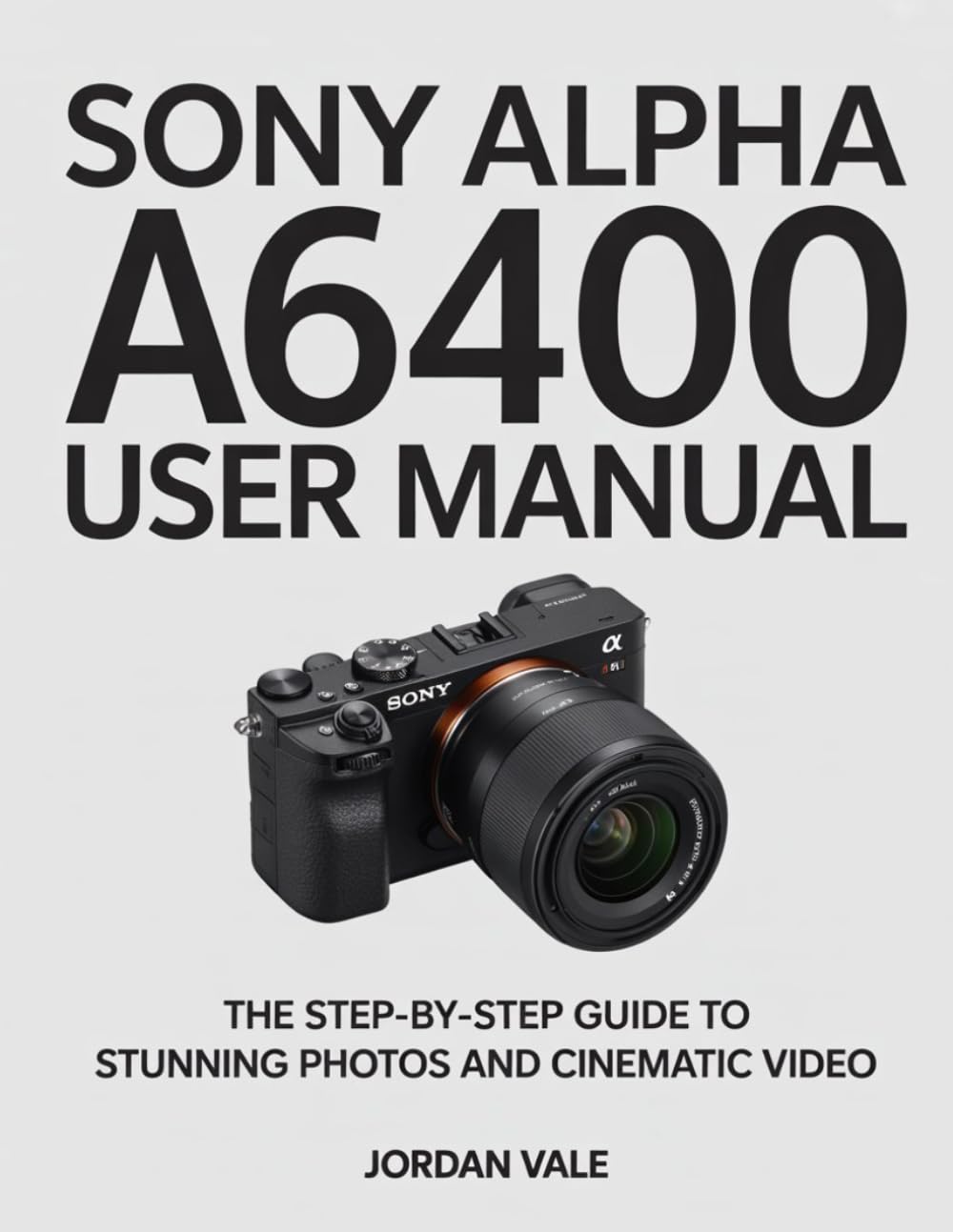 Sony Alpha a6400 User manual: The Step-by-Step Guide to Stunning Photos and Cinematic Video