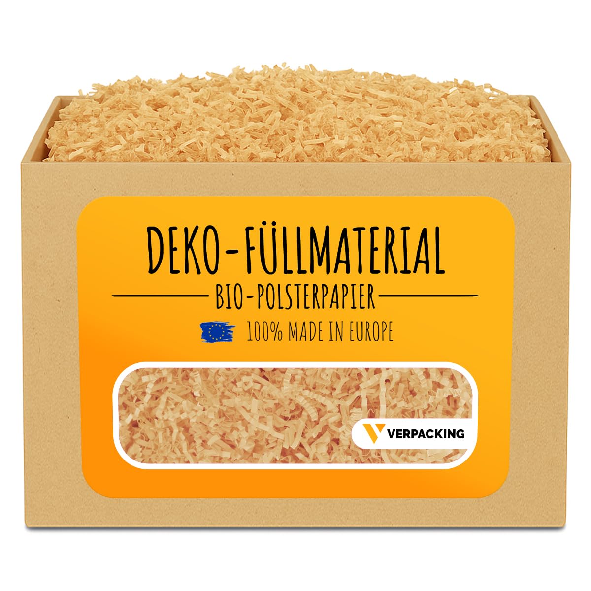 verpacking wypełnienie prezentowe Kość słoniowa [kolor i ilość do wyboru] wypełnienie do pudełek prezentowych koszy i torebek 100% papier z recyklingu wyściełanie 2 kg