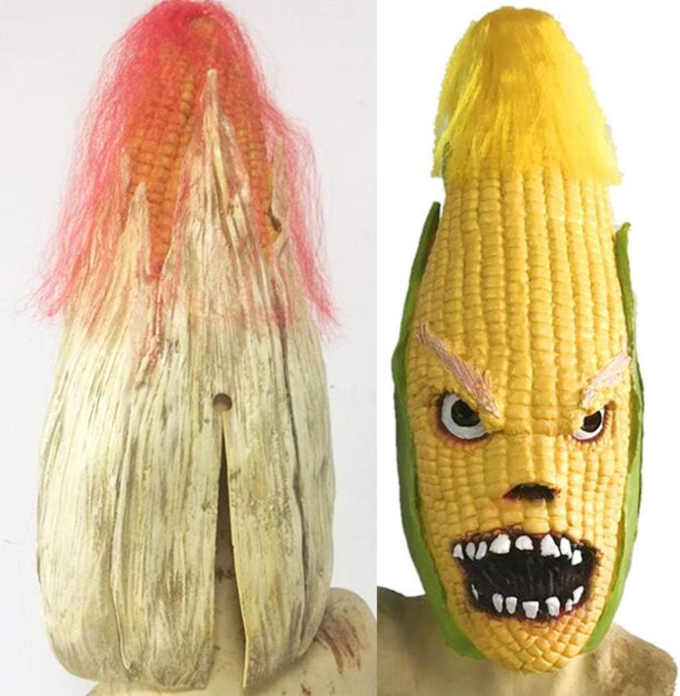 Halloween Scary Mask Horror Creepy Corn Mask Headgear Cosplay Props Masquerade/215