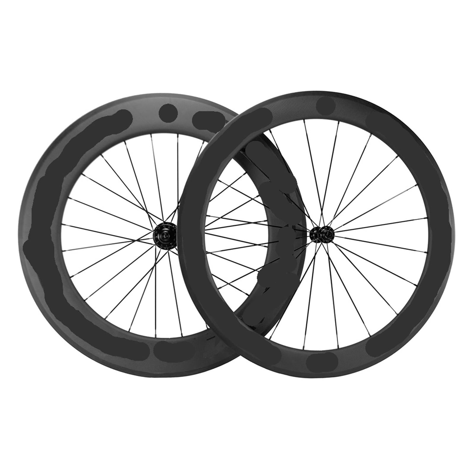 1 Uds 700C 60/88 Juego de Ruedas Carbono Cubierta llanta Bicicleta Carretera