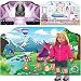 18 Inch Dollhouse Scenes | 2 Separate Doll Backdrops by Sophia's Includes 3 Scenes, 2 Backdrops | Medical Office, Runway, Camp Scenes