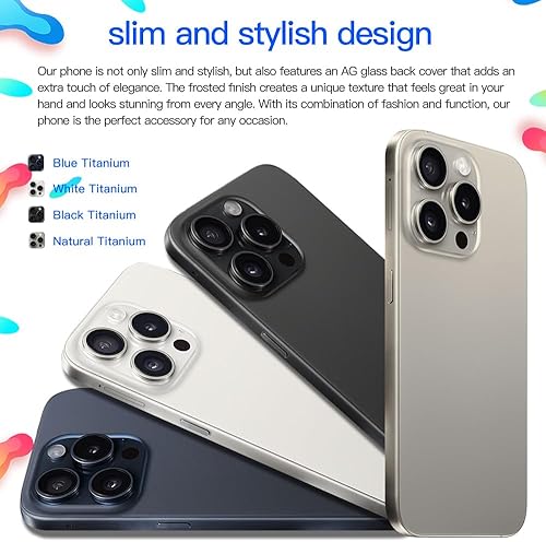 Miniatura 4 de Teléfono celular desbloqueado IP15pro 6.7inch 4GB128GB HD Incell Screen Android 11 Real Straight Talk Phone 5000mAh Dual Sim Boost Teléfonos móviles