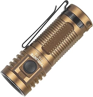 ThruNite T1S V2 Magnetic Tailcap Mini Flashlights, USB C Rechargeable Flashlight with SST40 LED, 1212 Lumen, 184 Meters Throw EDC Flashlight - Desert Tan CW