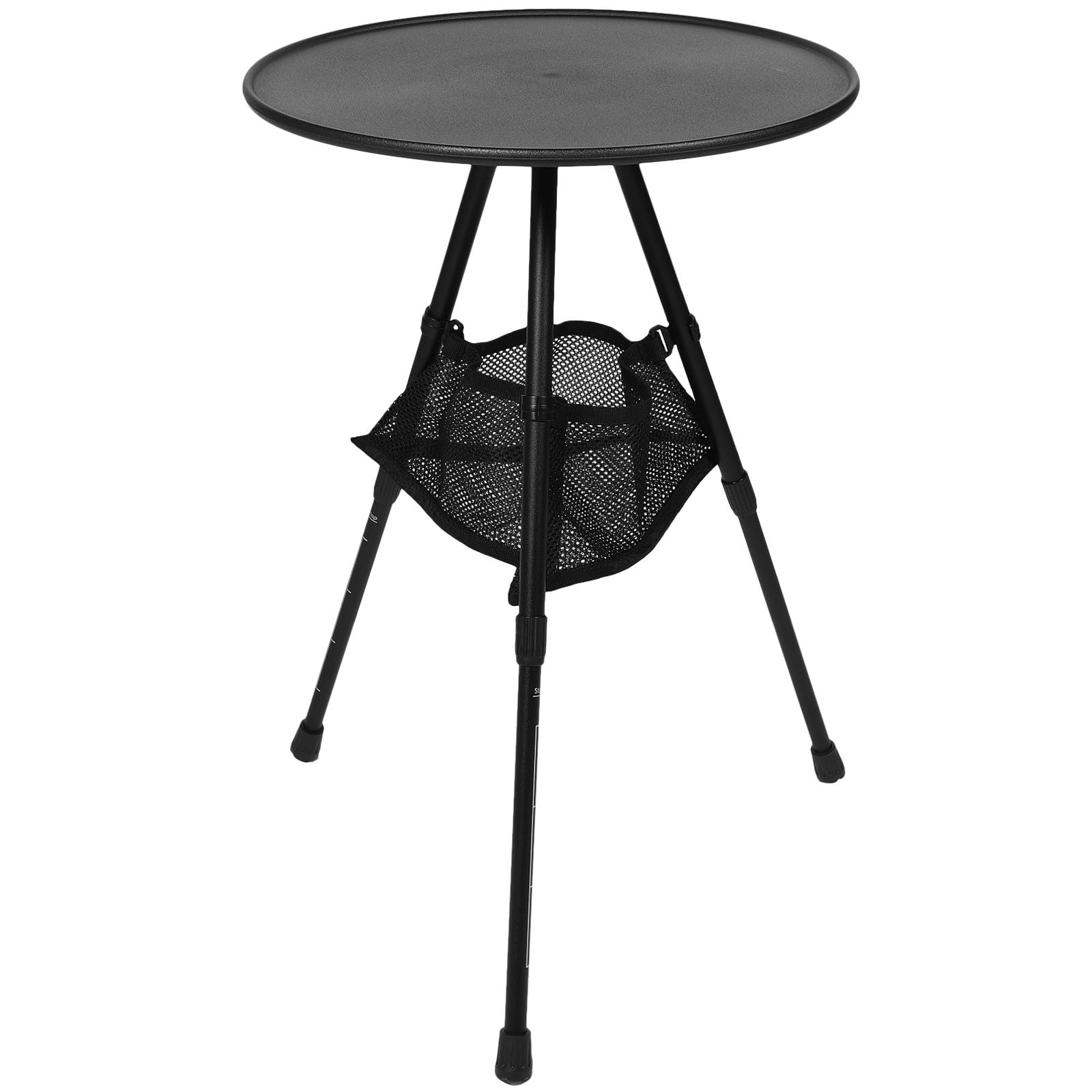 Table de camping pliante ronde en alliage d'aluminium pour pique-nique sans encombrement