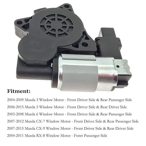 Miniatura 3 de Motor de elevación de elevalunas eléctrico para Mazda 3 5 6 CX-7 CX-9 RX-8 reemplaza OE GJ6A5958XF G22C5958XC D6515958XB