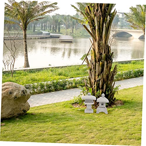 Yardwe Dafang Lantern Tower Outdoor Decor Asian Decor Candle Decor Meditation Figurines Mini Pagoda Statue Garden Benches For Outdoors Desktop Ornaments Pagoda Statue Decor Pagoda Model #TOP4