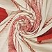 LR Home 50x60 inches Soft Diamond Throw Blanket for Bed, Sofa, Couch | All-Natural Cotton Winter Warm Christmas Blanket Décor Gifts for Men, Women | Red/White