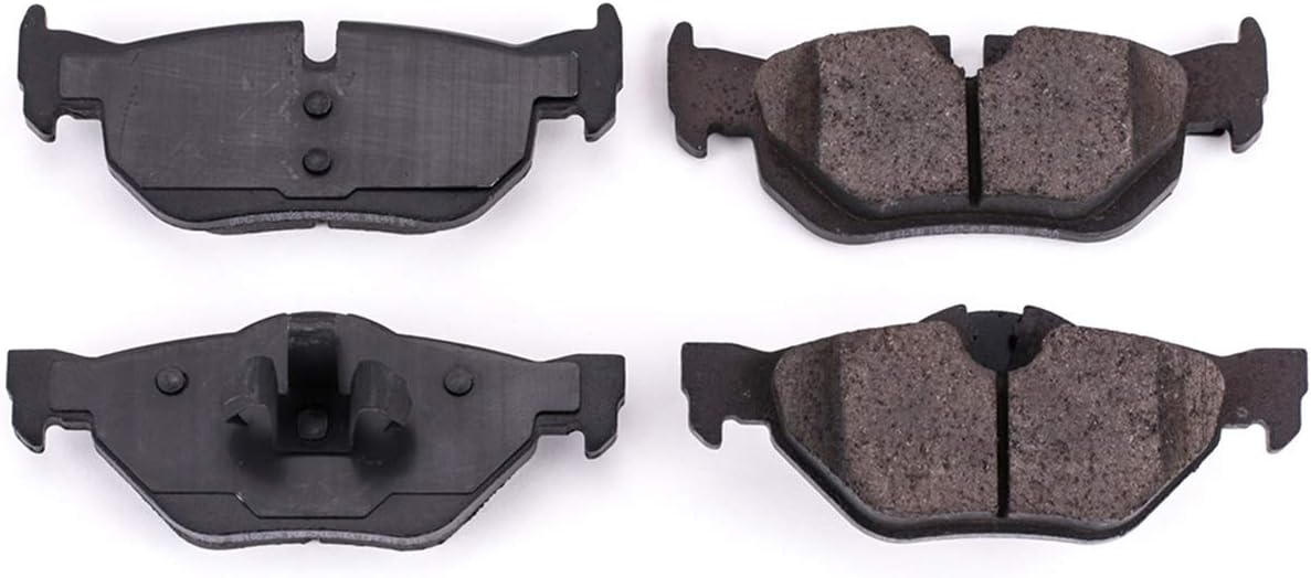 PowerStop Rear Brake Pads For BMW 128i 2008-13 |323i 2010-11 |325i 2006 |328i 2007-13 |328i xDrive 2009-13 |BMW 328xi 2007-08 - Z16 Ceramic Brake Pads Replacement, 16-1267
