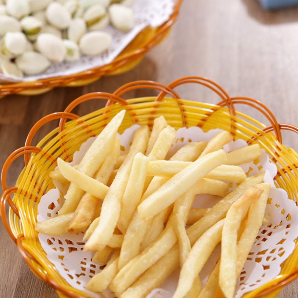 100 tovagliette Rotonde in Carta per Torte, pratiche tovagliette per Torte per Feste, Matrimoni, Decorazioni da Forno, Bianco 8,5 Pollici (Bianco 3,5 Pollici)