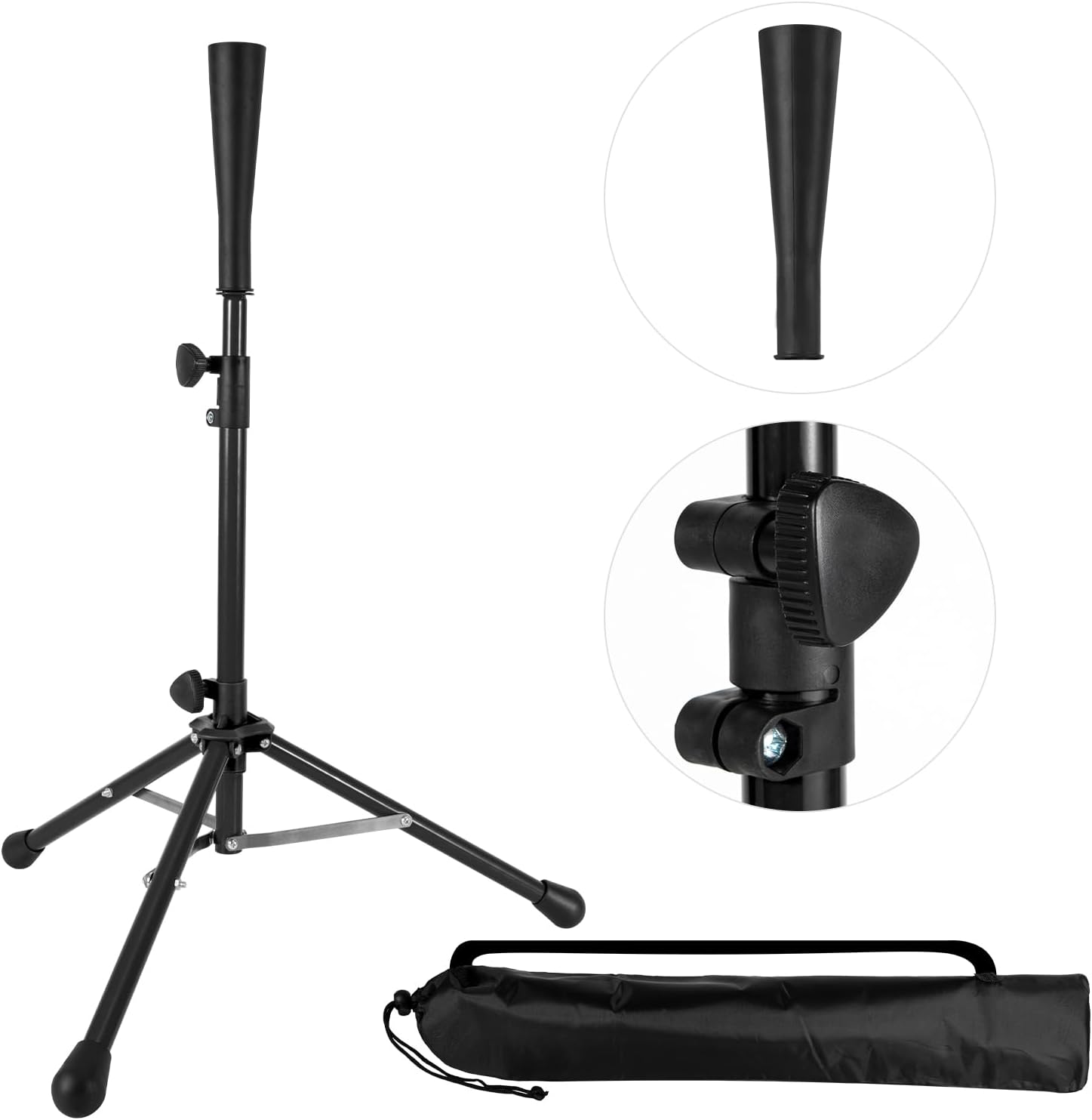 Baseball Net Replacement Net 7 x 7ft with Kids Baseball Tee, Baseball&Softball Batting Net with Batting Tee for Baseball