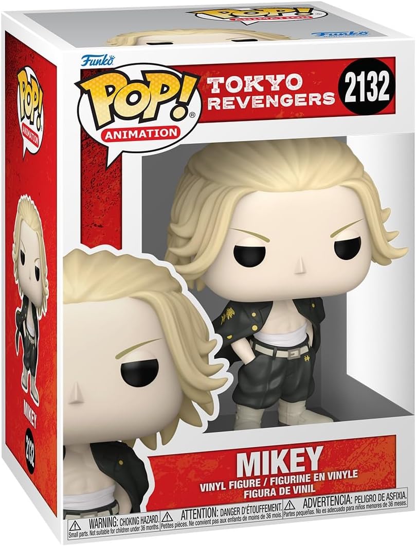 Funko Pop! Animation: Tokyo Revengers - Mikey - Collectable Vinyl Figure - Gift Idea - Official Merchandise - Toys for Kids & Adults - Anime Fans - Model Figure for Collectors and Display