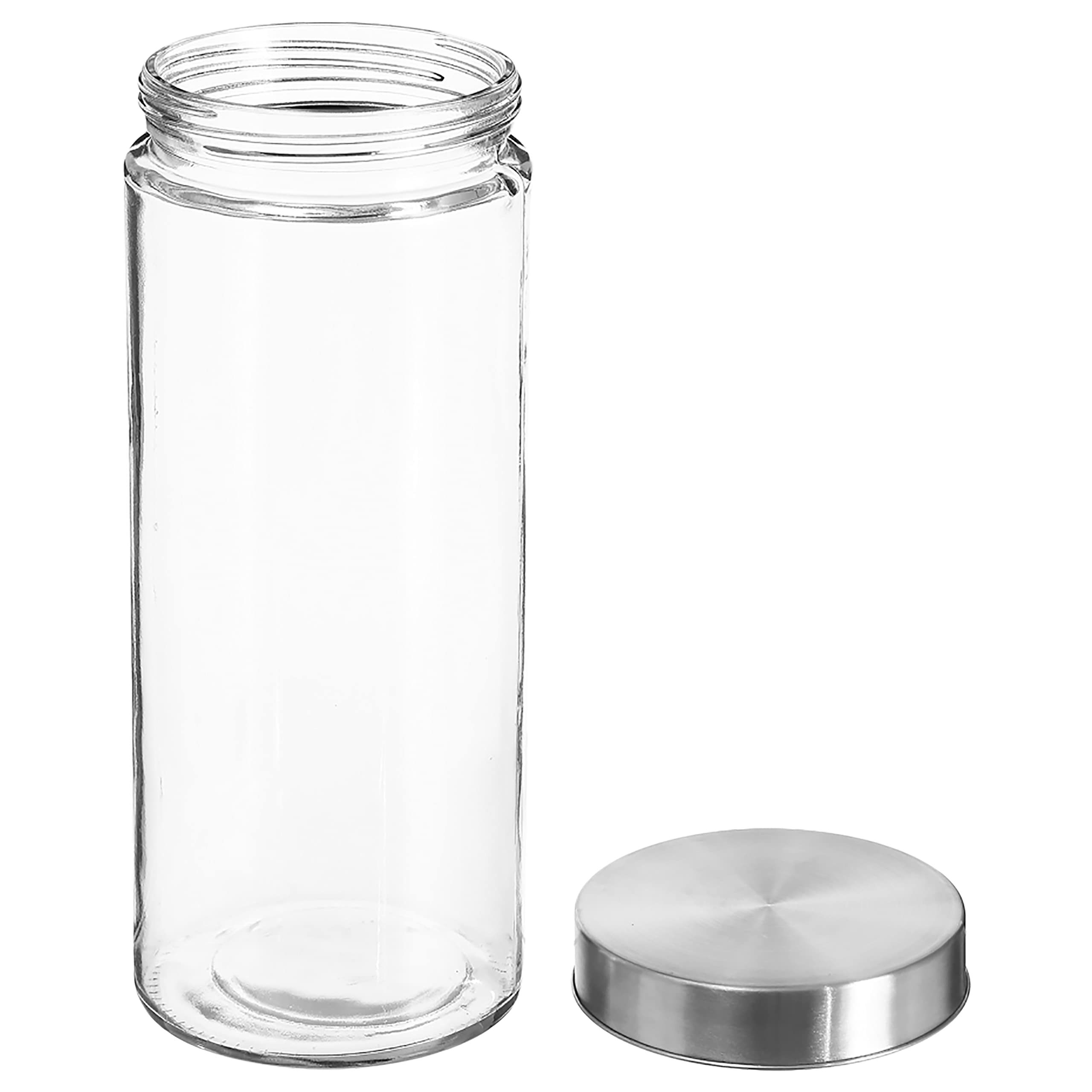 Set aus 6 Gläsern + Edelstahl 2 L.