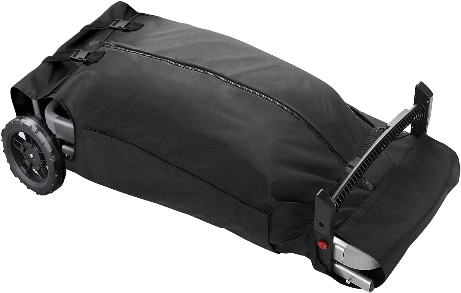 Grill Cover,Gas BBQ Cover fits Weber Traveler,Cargo Protector Storage bag Waterproof, Heavy Duty,Rip-Proof & UV Resistant For Protective Case Traveller grill accessories(115L x 65W x 24H cm, Black)