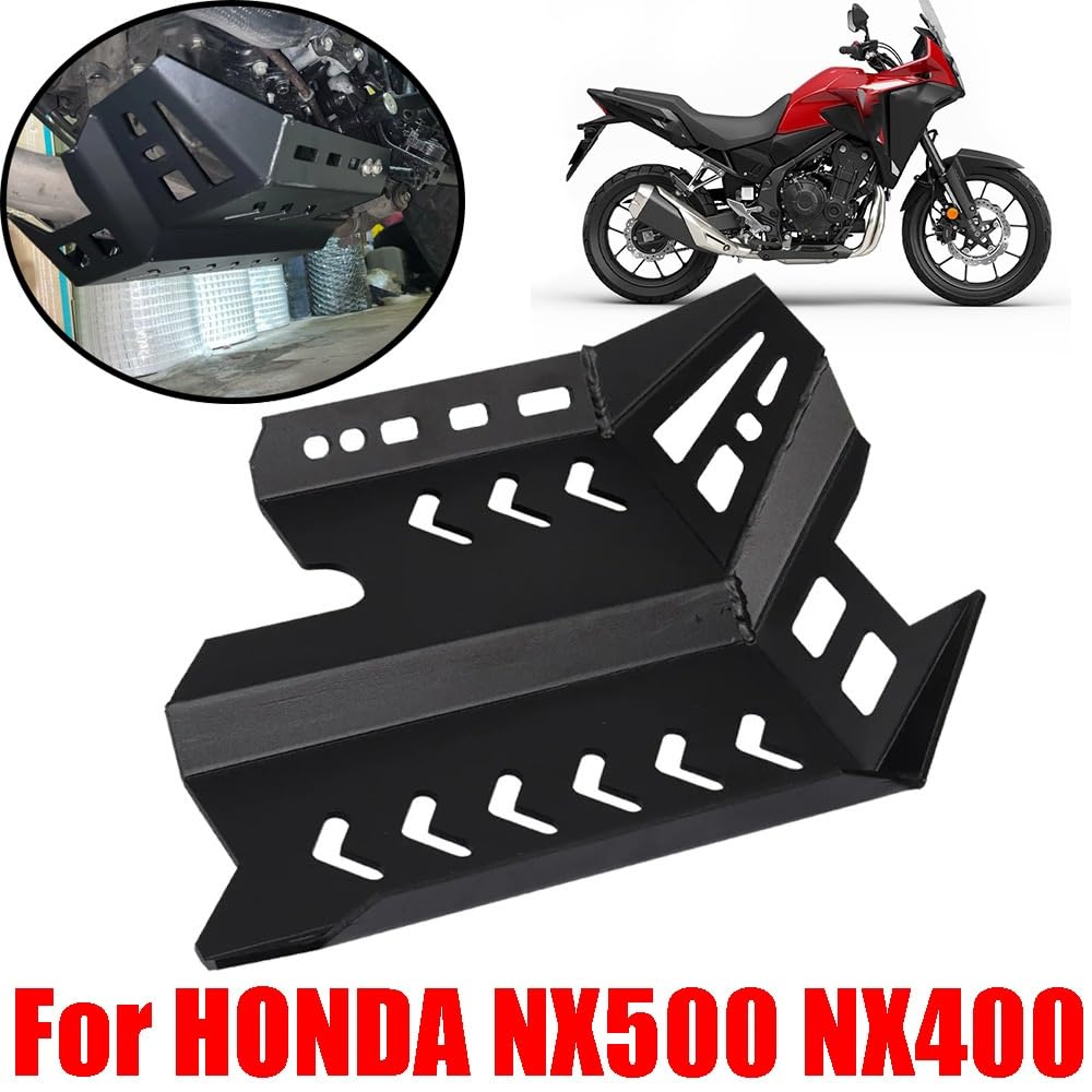Osłona płyty podwozia Do NX500 400 Osłona podwozia motocykla Skuteczna | Osłona zabezpieczająca silnik motocykla Podwozie pod osłoną Osłona płyty podwozia Brzuch Pan Protector(Silver)