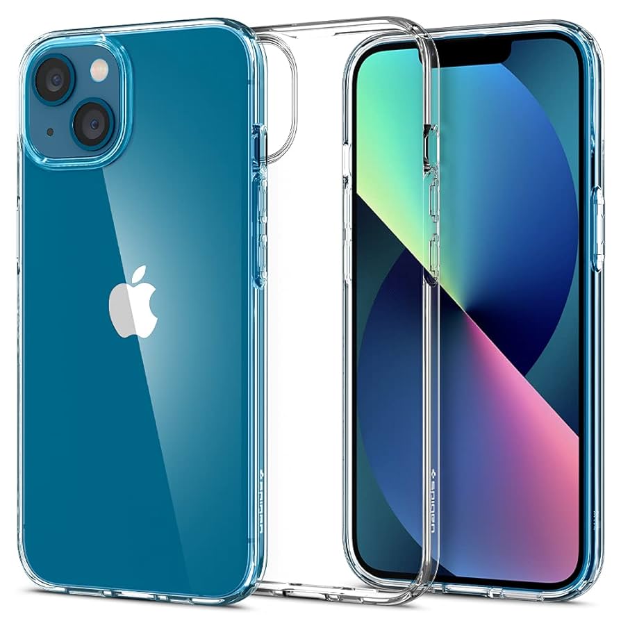 Amazon.co.jp: Spigen iPhone 13 ケース クリア 厚さ1.5mm 耐