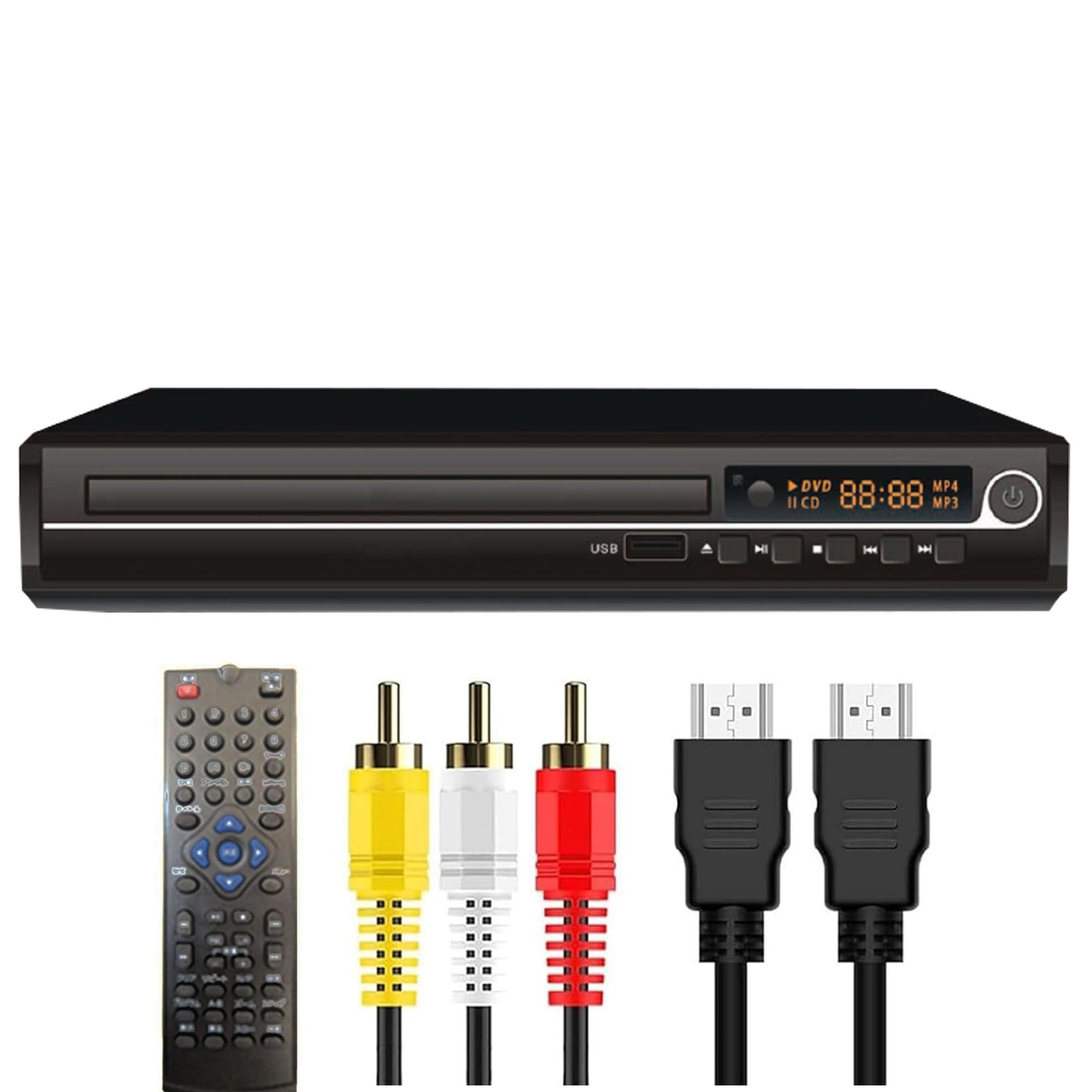 Amazon | [東京Deco] DVDプレーヤー 据置型 HDMIケーブル付き リモコン