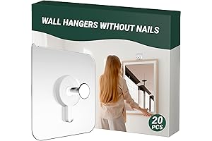 Seamless No Damage Wall Picture Hooks for Picture Hanging and Wall Decor