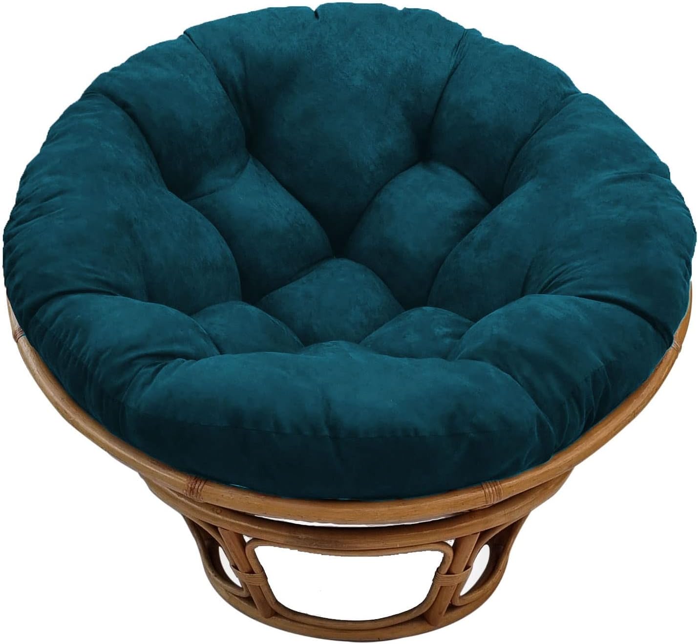 Extra Plump 52" papasan Cushion, Frame not Included (Ultra Violet Microsuede)