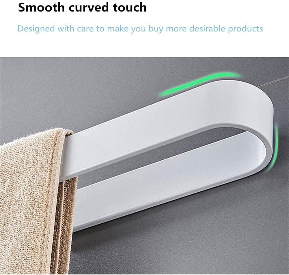 Toallero de Baño Toallero Toallero Barra de toalla de aluminio espacial Toallero de pared Toallero de baño Perchas de pared Toallero Colgador de toallas Toallero para colgar toallas de baño Toallero T